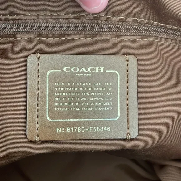 Coach pebble tote bag - Picture 6 of 10